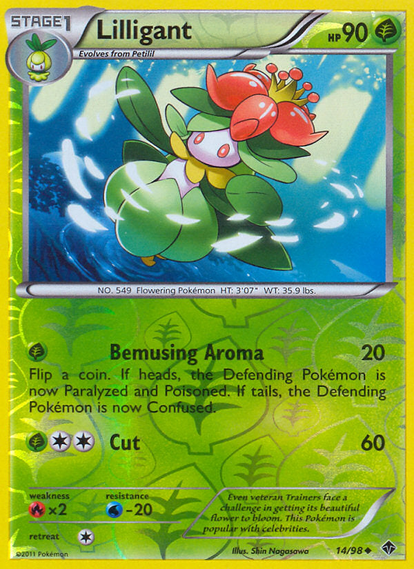 Emerging Powers Lilligant #14/98 reverse holo